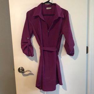 Blouse-Style dress with Belt